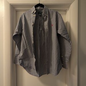 Ralph Lauren Boy's Blue and White Shirt